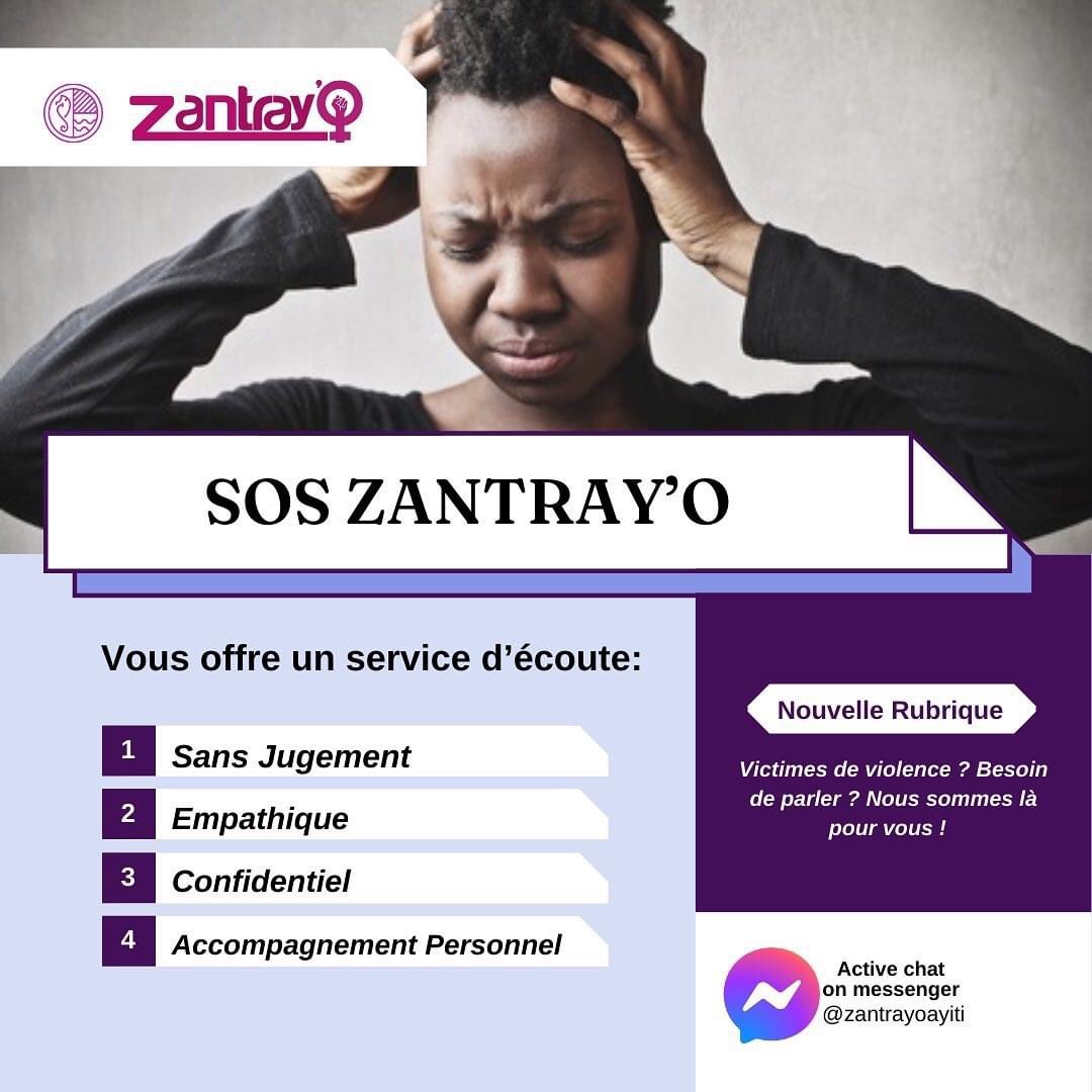 Sos Zantray’O : Un service d’écoute pour les survivantes de violences conjugales
