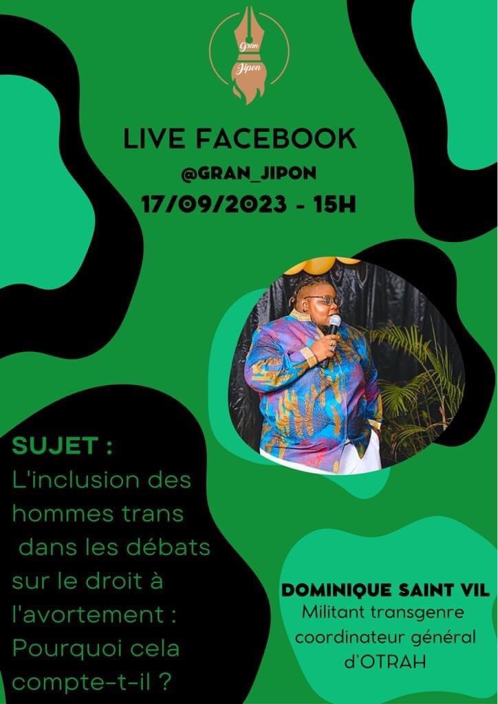 Poukisa nou dwe enkli gason trans yo nan deba sou avòtman ?